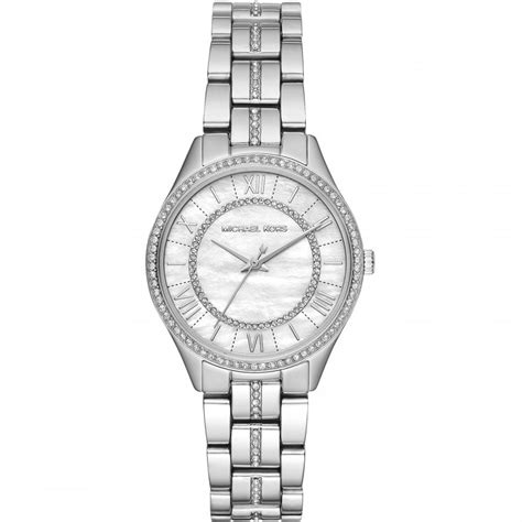 Michael Kors Ladies Mini Lauryn Mother Of Pearl Watch MK3900